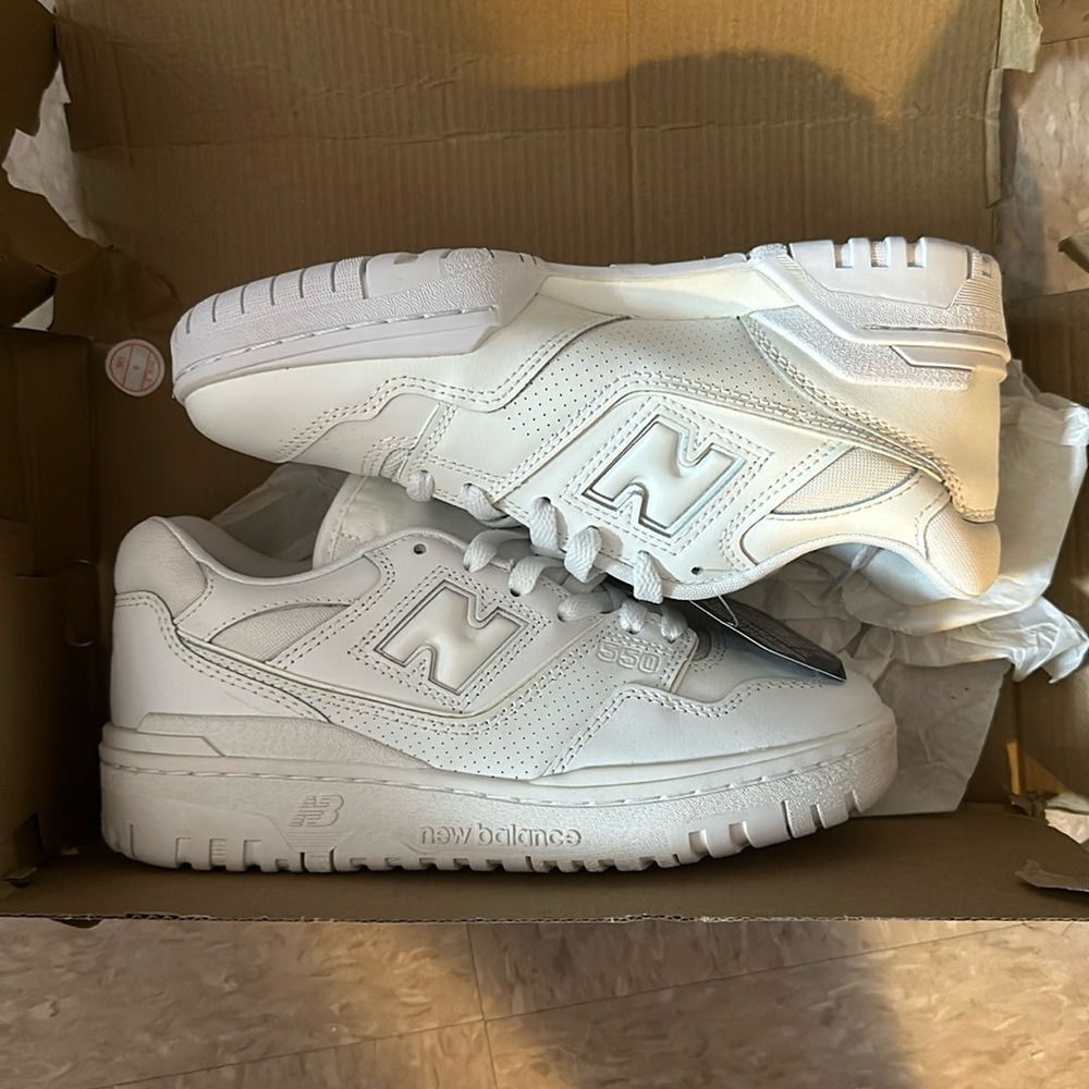 New balance 550 white white